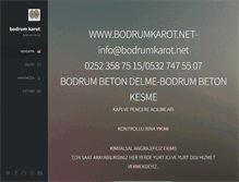 Tablet Screenshot of bodrumkarot.net